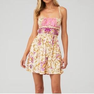 💗NWT Agua Bendita Logan Merzin Floral Mini Dress - Size Medium la